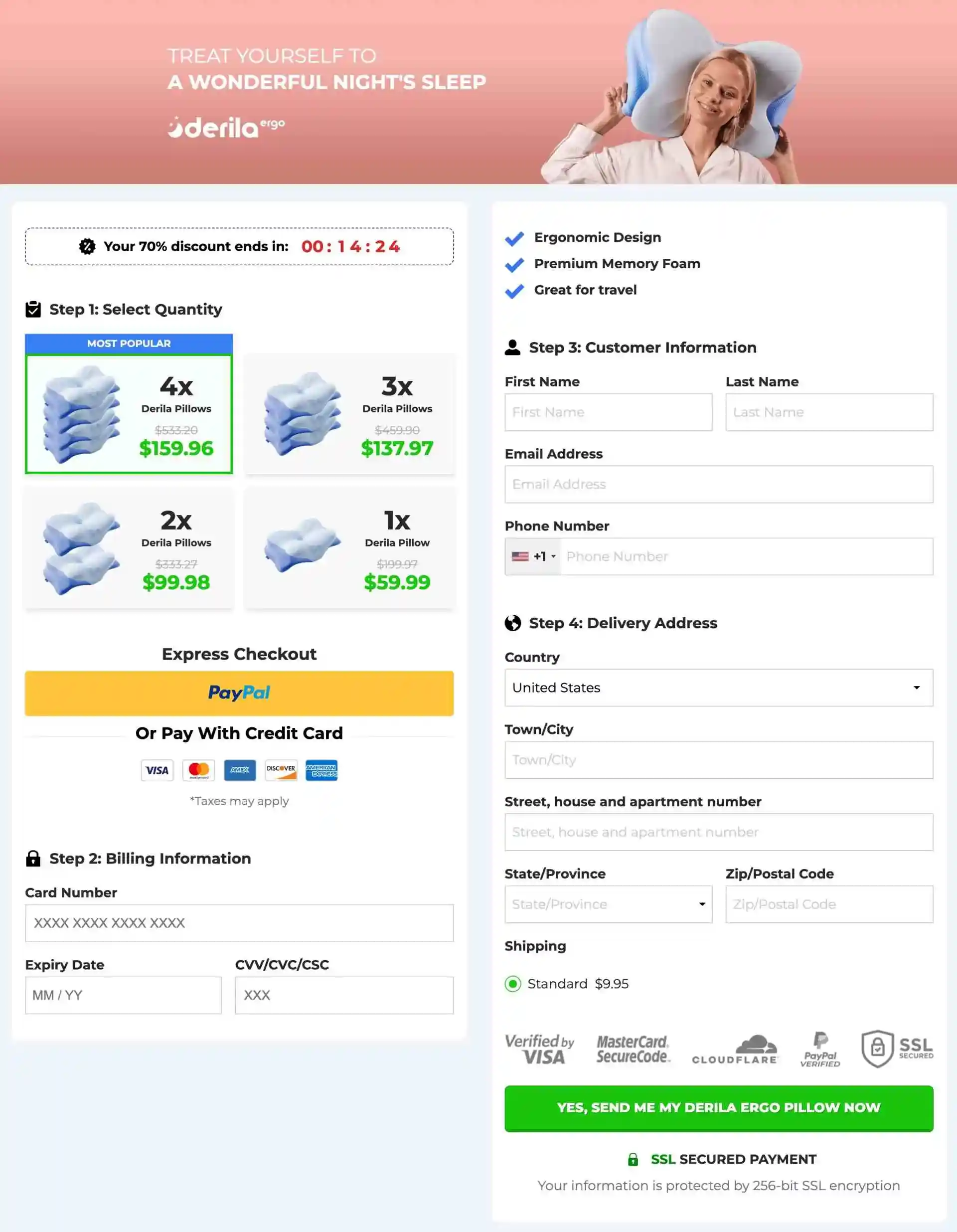 Derila Ergo Secure Payment — Official Order Checkout